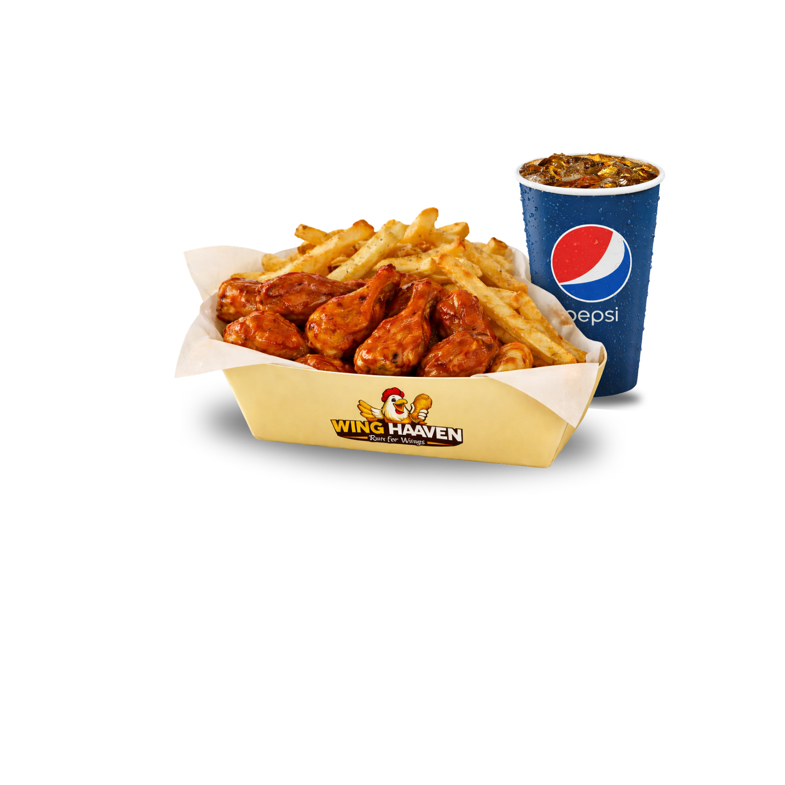 BoneIn Combo PNG Bone-In Wings Combo - Image 1