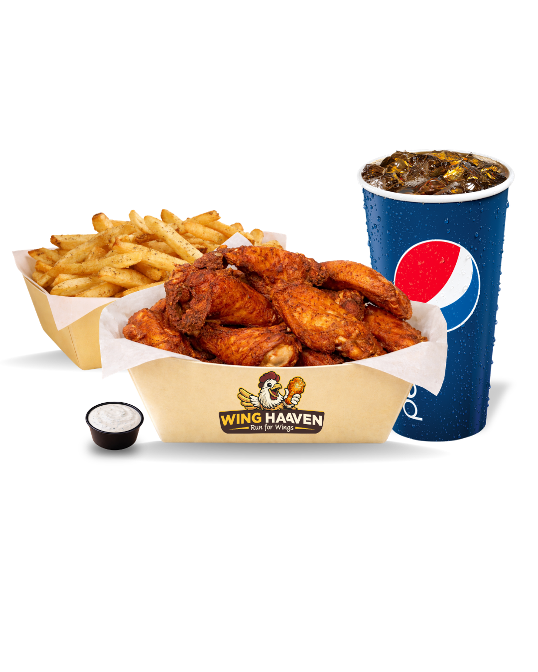Seasoned Combo Seasoned Bone-In Wings Combo - Image 1